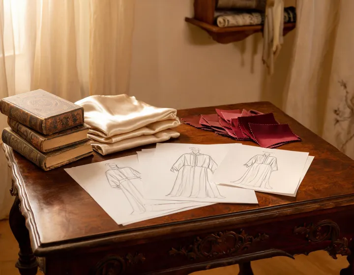 Fishers Finery silk heritage table