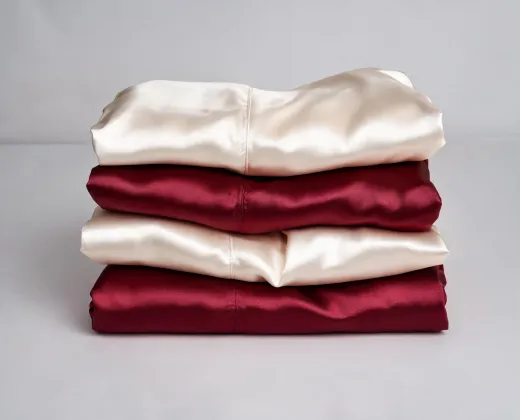 Luxury pillowcase stack